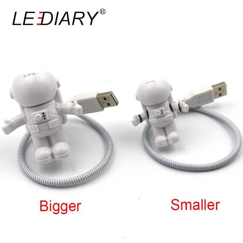 LEDIARY Забавный астронавт/Космический светодиодный ночник USB настольная лампа для