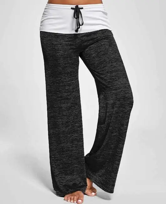 Super Comfy Jogger Pants Breathable Loose Trousers Home Straps Casual Pants - Цвет: Черный