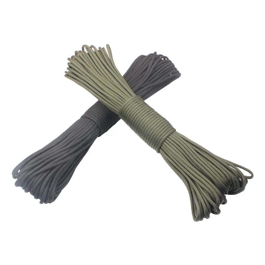 GEGEDA  9 Strand paracord 100FT 31M Mil Spec Type III 550 Paracord Parachute Cord camping survival