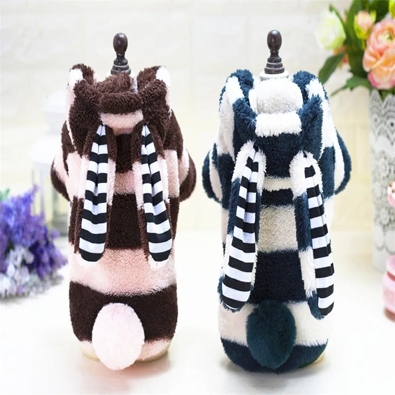 

Pet Dog Clothes Autumn Winter Big Ears Rabbit Cashmere Outfit Clothes For Small Dogs Chihuahua Clothing Pet Products Supply 20