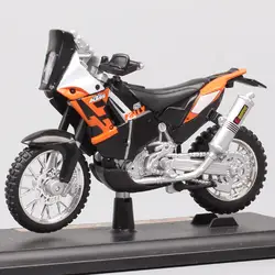 Детские 1:18 весы KTM 450 ралли рейд велосипед эндуро мотоцикл внедорожные гоночные транспортные средства литье моделирование реплики игрушки