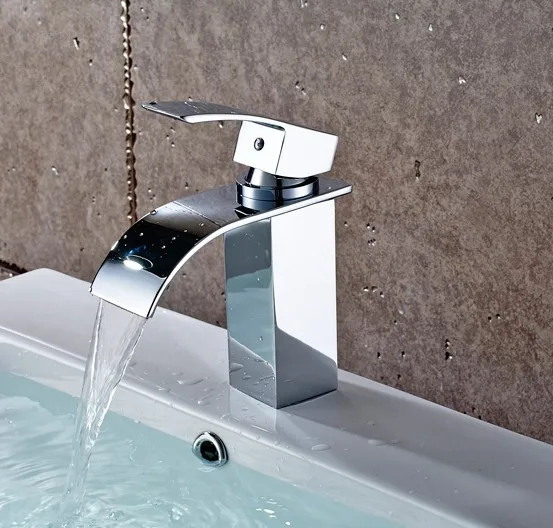 Yeni Varış Şelale Banyo Musluk, Bronz Krom Mikser Dokunun/Modern Sıcak ve Soğuk Su Havzası Musluk/torneira banheiro