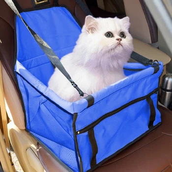 

Pet Carrier Cat Car Seat Pad Safe Carry House Dog Puppy Bag Car Travel Accessories Waterproof Dog Bag Basket 45 x 35 x 25 cm
