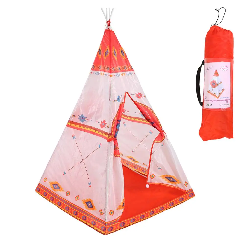 

Indian Style Children Toy Tent Indoor Outdoor Play House Portable Teepee Baby Yurt Play Tent Game House Birthday Gifts For Kids