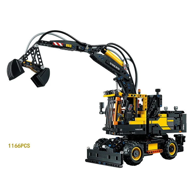 

Hot Technics Technican Engineering Vehicle EW160E Excavator Building Block Electric Toys Model Compatible Lepine 42053 Toys Gift