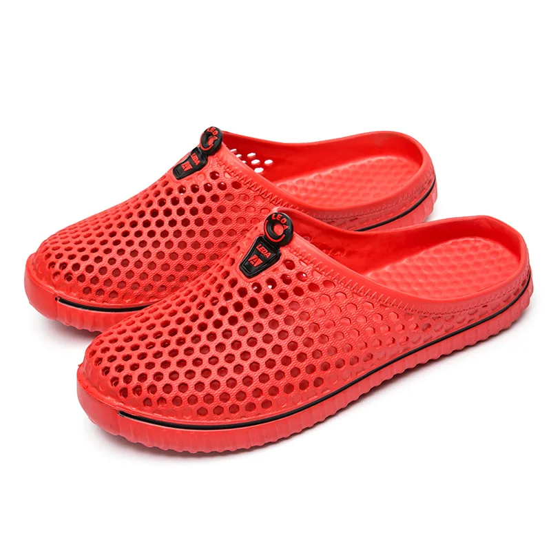 GRAM EPOS/модные летние мужские сандалии на плоской подошве; тапочки для прогулок на открытом воздухе; пляжные дышащие массажные повседневные мужские вьетнамки