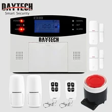 DAYTECH GSM защита от взлома-защита от взлома комплекты охранной сигнализации SMS сигнализация оповещение домашняя система безопасности приложение управление PIR датчик движения сигнализация