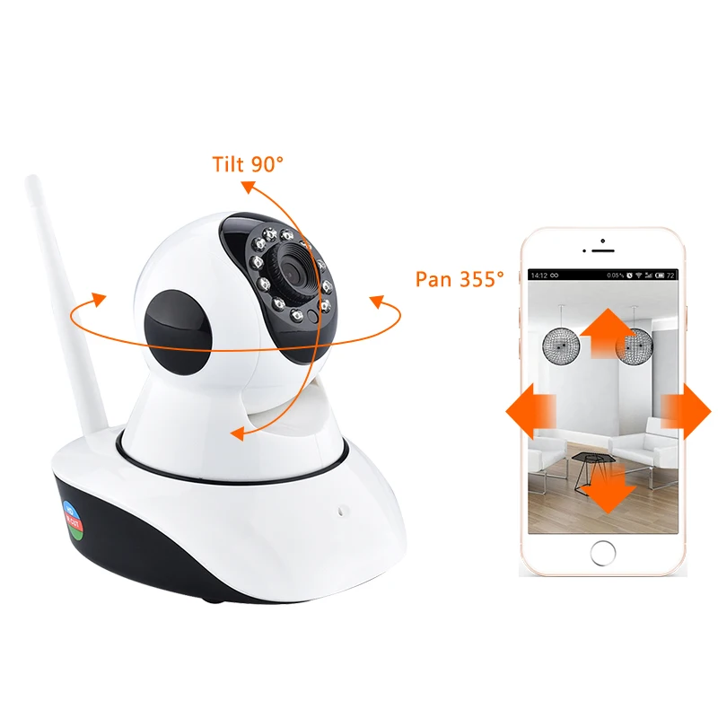 

Free shipping Home Security IP Camera Wireless Smart WiFi Camera WIFI Audio Record Surveillance Baby Monitor HD Mini CCTV Camera