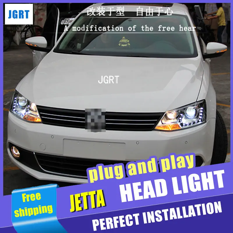 Автомобильный Стайлинг для VW Jetta фар в сборе 2011 2014 MK6 светодиодный фонарь Volks Wagen new