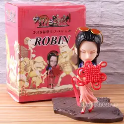 Аниме одна деталь фигурку Нико Робин китайский новый год таможенные Q Милая версия Коллекция Модель игрушки
