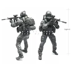 1/35 современный американский коммандос своих рук смолы солдат модель военной хобби модель Комбинации украшения детские игрушки