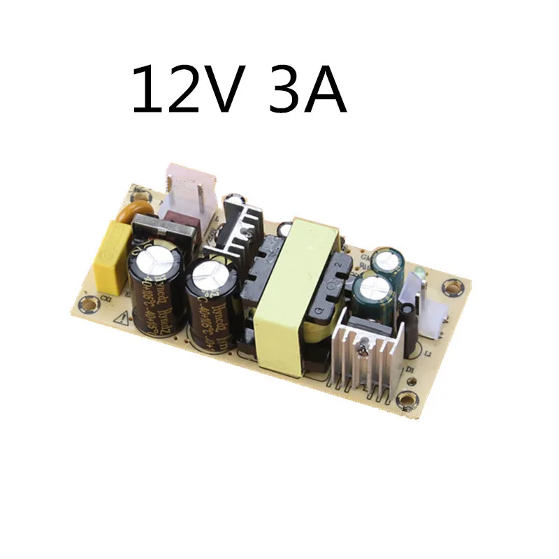 Steap-вниз силовой модуль голой цепи AC-DC 12 В 3A/24 В 1.5A 36 Вт AC100-240V к DC12V3A DC24V1.5A доска - Цвет: 12V 3A