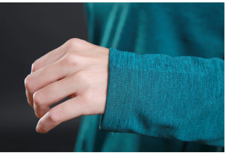 WOSAWE Running T Shirt with hooded for Women Sports Dry Quick Fitness Gym Shirt Ladies Long Sleeve T-shirt Jogging Jogger Tops