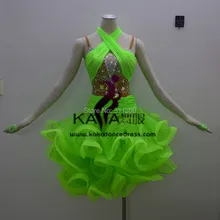 Лидер продаж! KAKA-L140262, Женская Одежда для танцев, латинское платье c бахромой для девочек, платья для сальсы, танго, Самба Румба Чача платье Для женщин платье