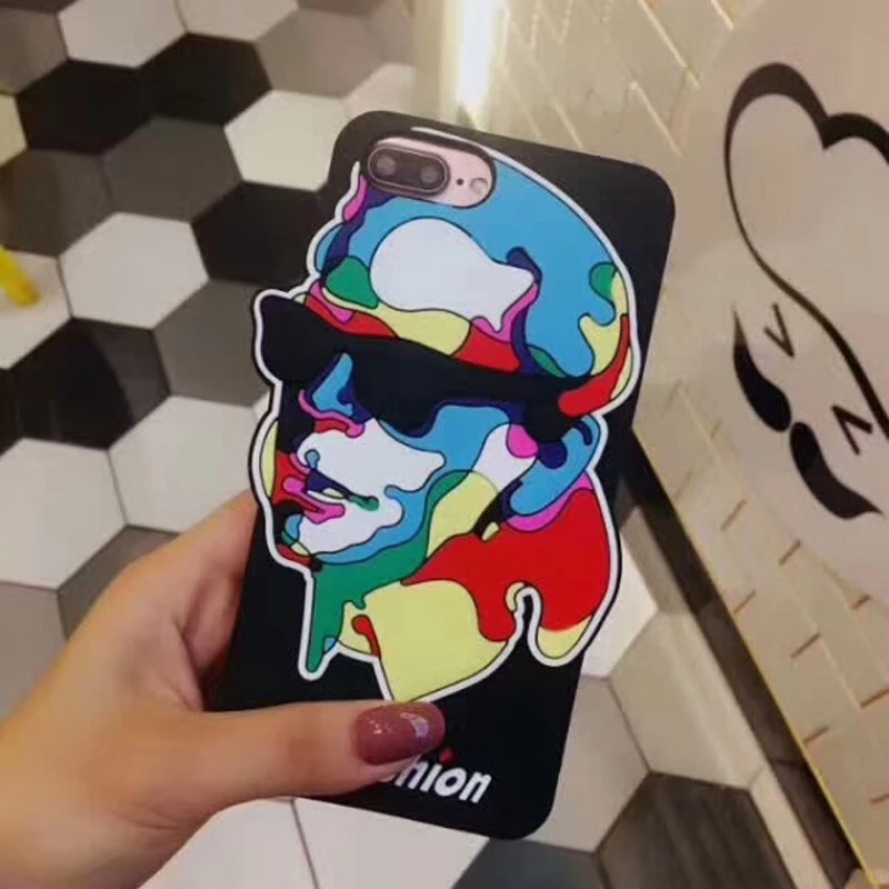 COCOSE Silicone Case For iphone 6 6s plus Ultra-thin 3D pattern Phone Back Cover Luxury Anti-knock Coque for 7 Plus case |