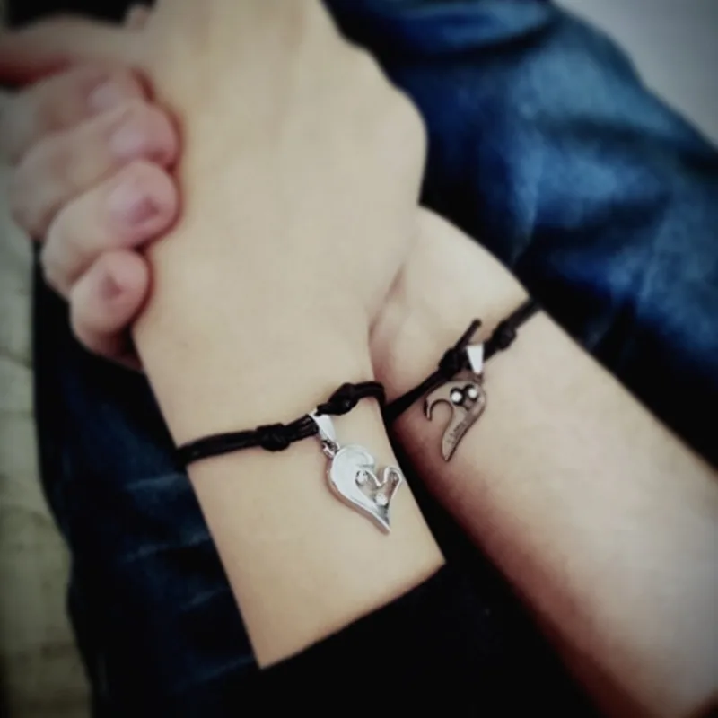 Bracelet pour Couple Séparable à Partager