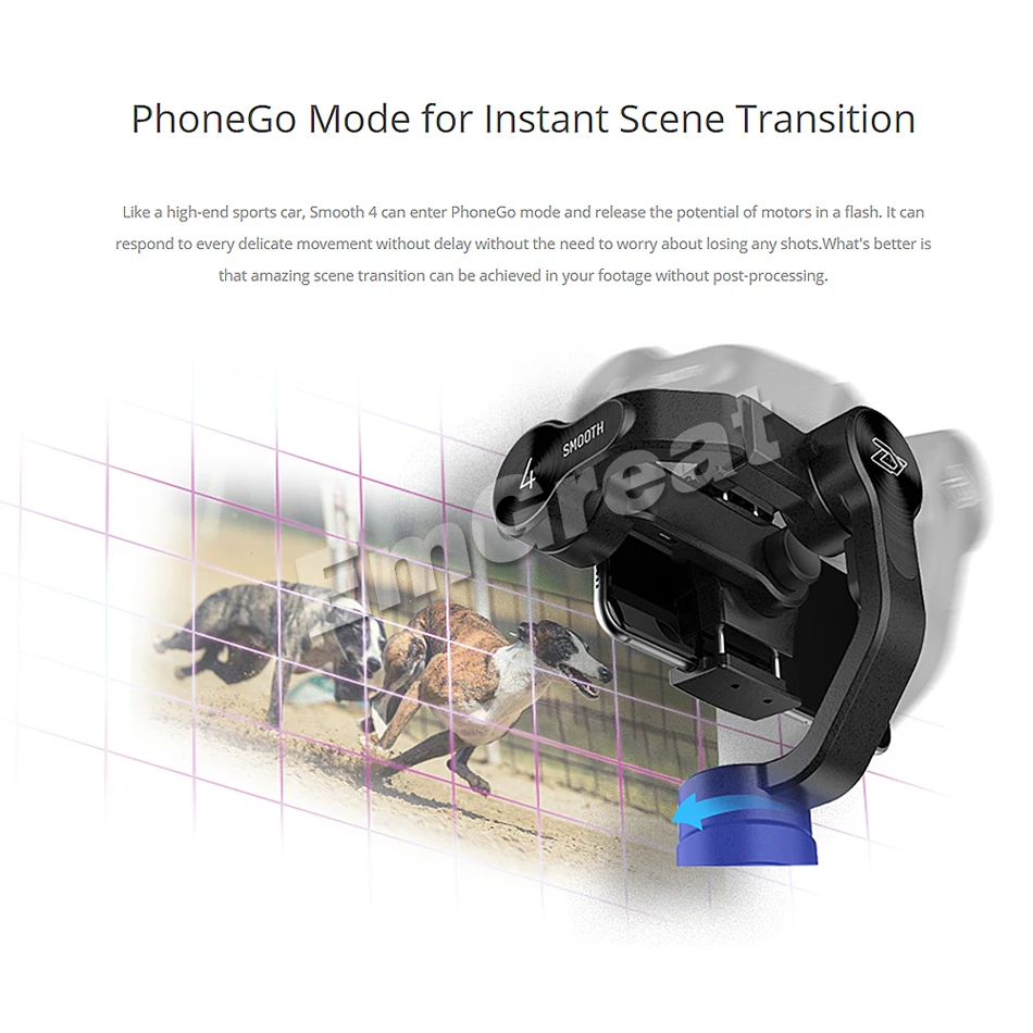  Zhiyun Smooth 4 3-Axis Handheld Smartphone Gimbal Stabilizer Counterweight for Balancing Phone Lens