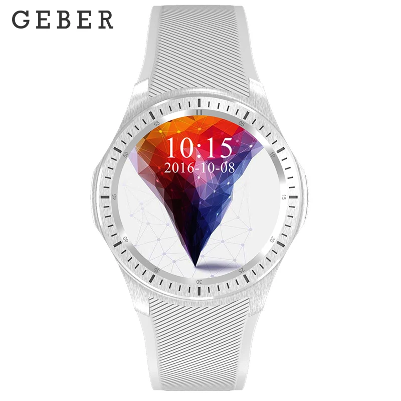 GEBER new Dial Call quad core 512MB+8GB RAM Heart Rate Monitor smart Watch Android 5.1 3G/WiFi/GPS SIM Card Anti lost DM368