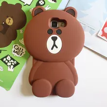 

3D Cartoon Bear Phone Case Cover For Coque Samsung Galaxy J1 J2 J3 J5 J7 2015 A3 A5 A7 A8 2016 J120 J310 J510 J7 J2 Prime Case