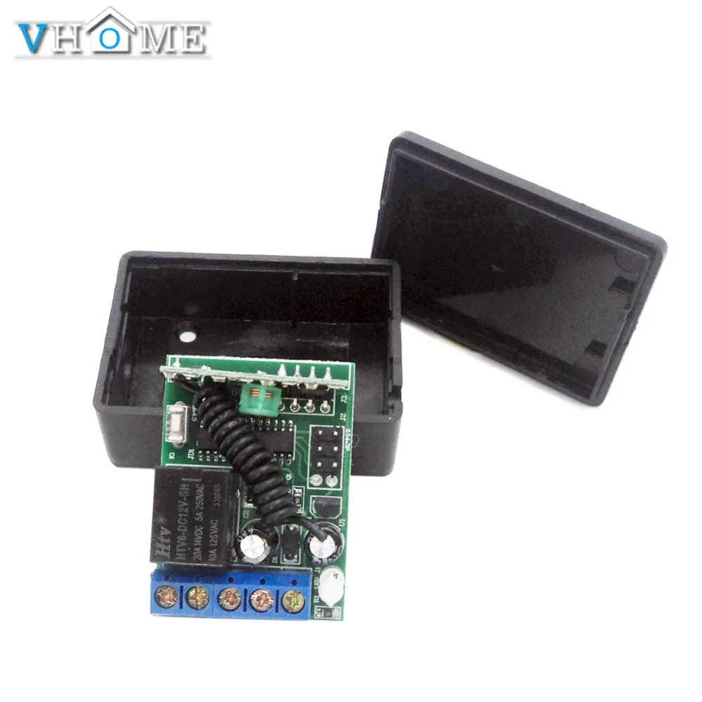 

433 Mhz Wireless Remote Control Switchrelay Receiver Module For 1527 learning code Transmitter for garage door,electric curtains