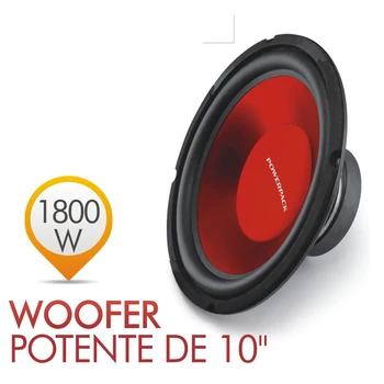 

I Key Buy 10 Inch Powerful Car Auto Audio Subwoofer Bass Speaker Loudspeaker 4 Ohm 1800 Watts Car-Styling Woofer Speakers