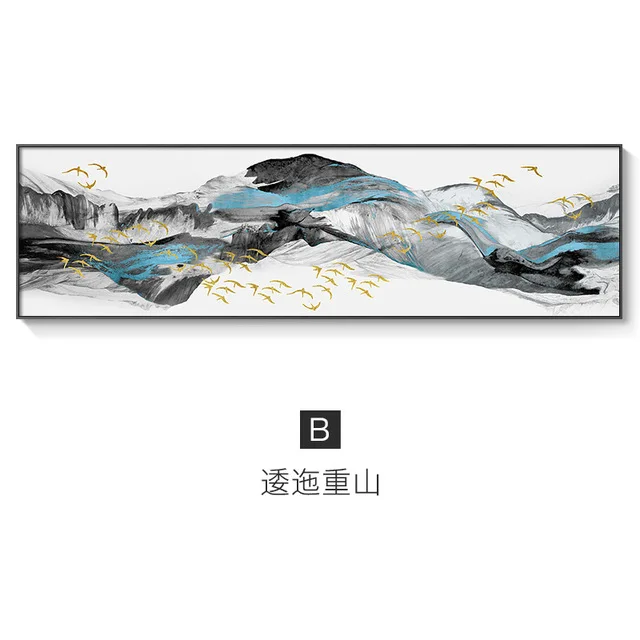 New-chinese-style-Mountains-golden-blue-banners-Canvas-painting-poster-n-prints-Bedside-Wall-Art-Posters.jpg_640x640 (1)