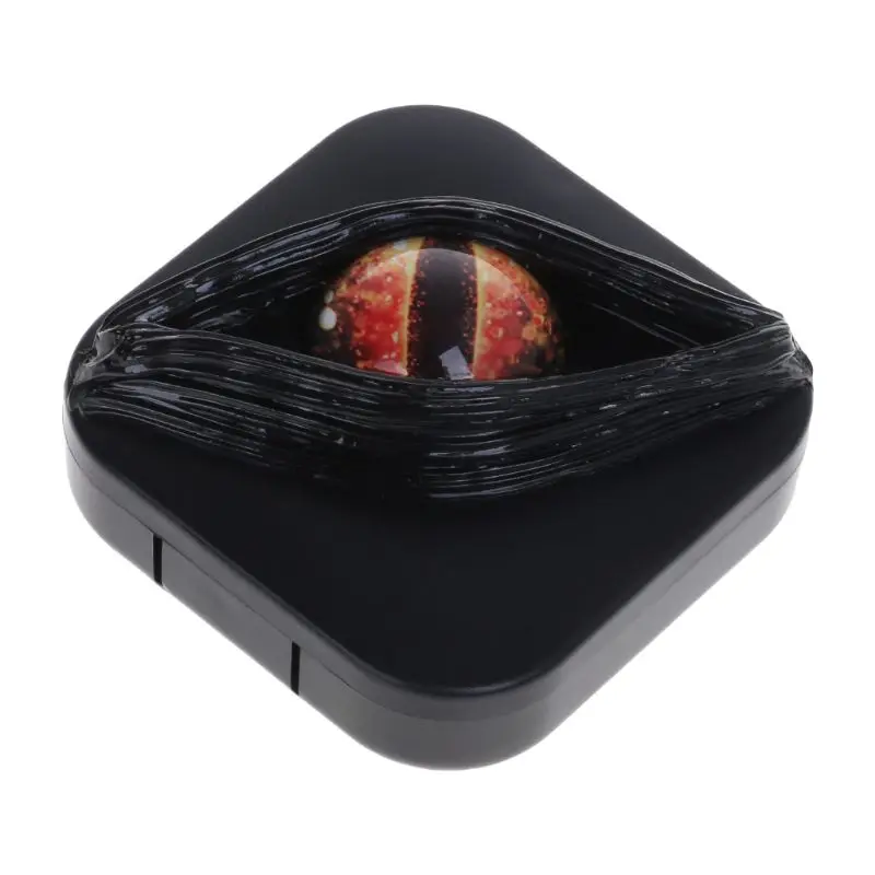 Чехол для контактных линз необычные подарки на Хэллоуин персональная коробка для глаз уникальное зеркало для хранения переносной держатель коробки набор для ухода за линзами - Цвет: 1