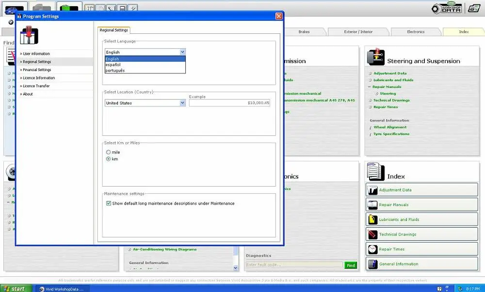Vivid workshop data v10.2 обновленная версия для коллекции по ремонта программное
