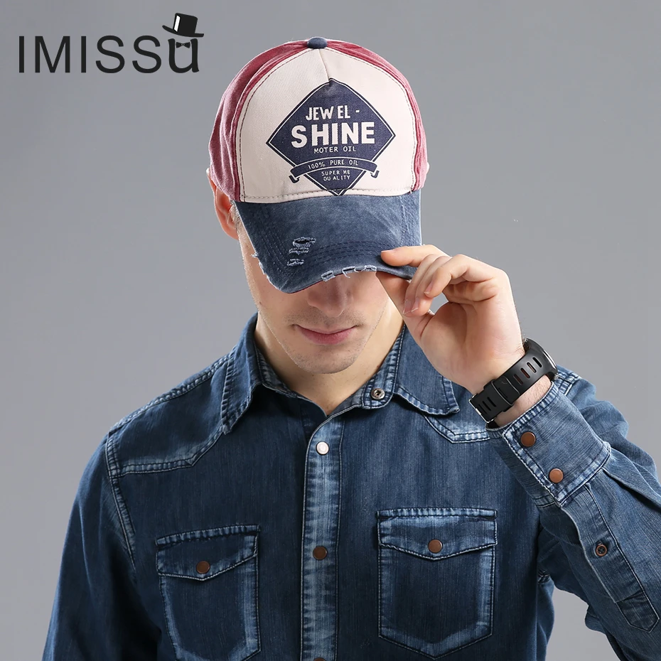 Imissu хорошее качество бренд Для Мужчин's Бейсбол Кепки папа шляпа Регулируемый шляпа Повседневное шляпа Gorras хип-хоп Стиль Шляпа Унисекс на
