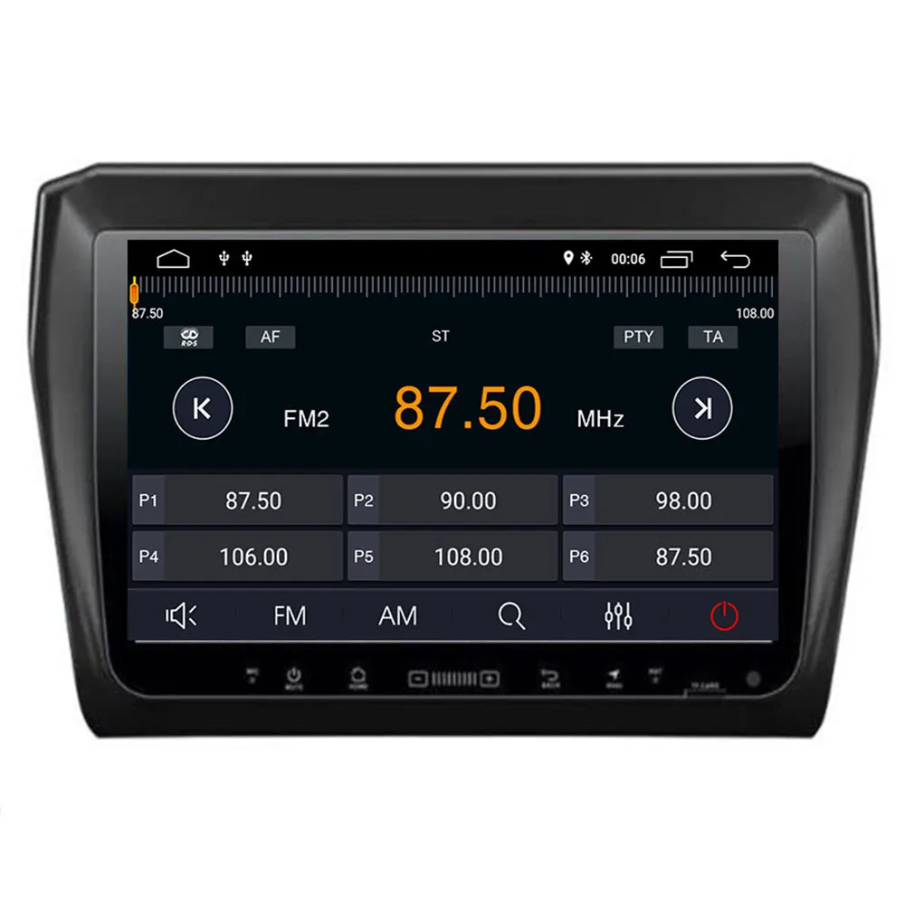 Автомагнитола 2 Din 4 Гб + 32 ГБ Восьмиядерный процессор Android 10 для Suzuki Swift 20172018