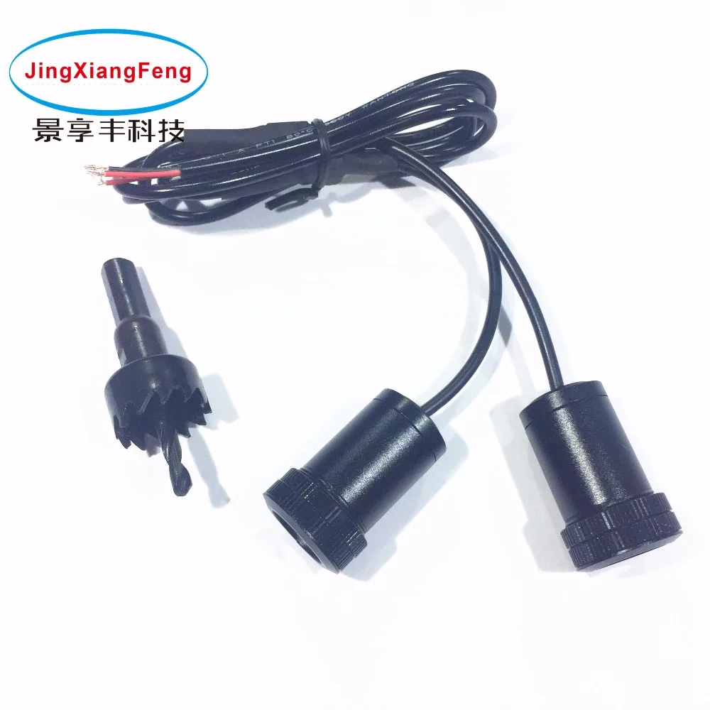 Высококачественный чехол JingXiangFeng для Renault 5 Вт светодиодный автомобильный светильник Interio Ghost Shadow с логотипом 2 шт. универсальный проектор