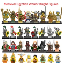 Single Sale Pharaoh Medieval Dragon Knight Mummy Viking Warrior Barbarian Savage Atlantis Ringwraiths Building Blocks Toys