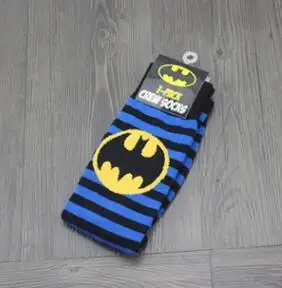 cartoon Marvel Avengers Batman joker sock flash comfort funny men women novelty striped printed happy color toe socks Skarpetki - Цвет: 4