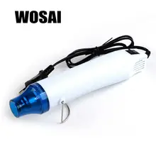 WOSAI, 220 В, 300 Вт, сделай сам, тепловая пушка для горячего воздуха, сделай сам, с помощью теплового пистолета с поддерживающим сиденьем, термоусадочный Электрический электроинструмент, штепсельная вилка европейского стандарта