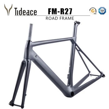 

R27 Flat mount disc brake or C-brake Carbon Road Frame T800 Aero full carbon fiber road bike frame QR or thru axle