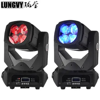 

Free Shipping 2pcs/lot 2017 New 4x25W LED Beam Moving Head Light Colorful Sharpy Beam Light For Disco Nightclub DJ Bar Beam Ligh