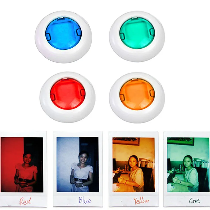 9 7s KT Orange/Bleu/Jaune/Vert F Fityle Pack De 4 Filtres à Filtres Colorés Polaroid pour Appareil Photo Fujifilm Instax Mini 8 8 