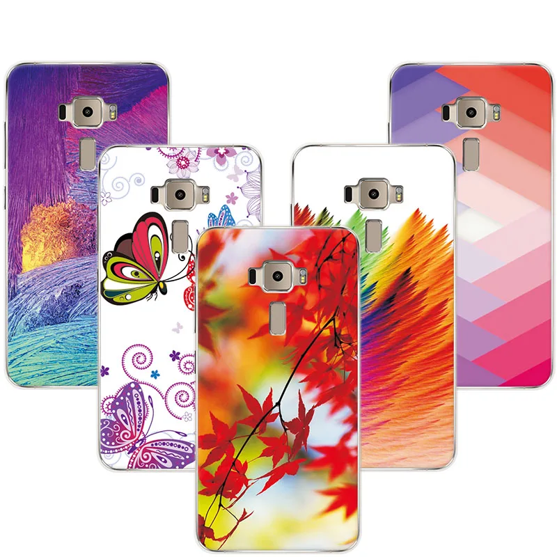

adlucky Case For Asus Zenfone 3 ZE552KL Back Cover TPU Exotic Style Painted Phone Case Fundas For Asus Zenfone ZE552KL 5.5"
