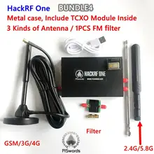 Hackrf um rtl sdr software definido rádio usb plataforma recepção de sinais 1 mhz a 6 ghz software placa de demonstração kit dongle receptor