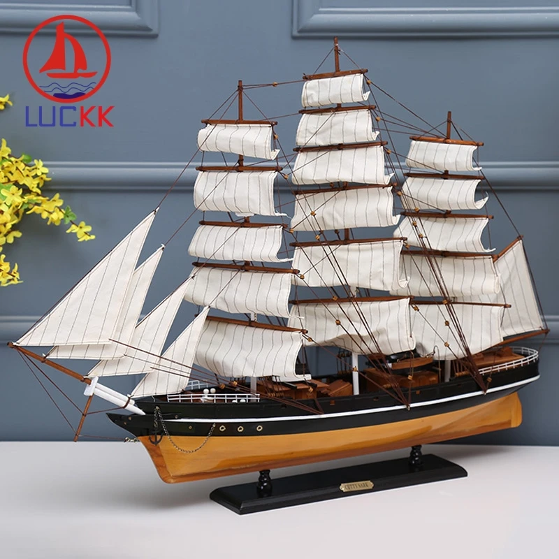 LUCKK 90 см CUTTY SARK деревянная модель корабля Burlywood нордическое домашнее украшение