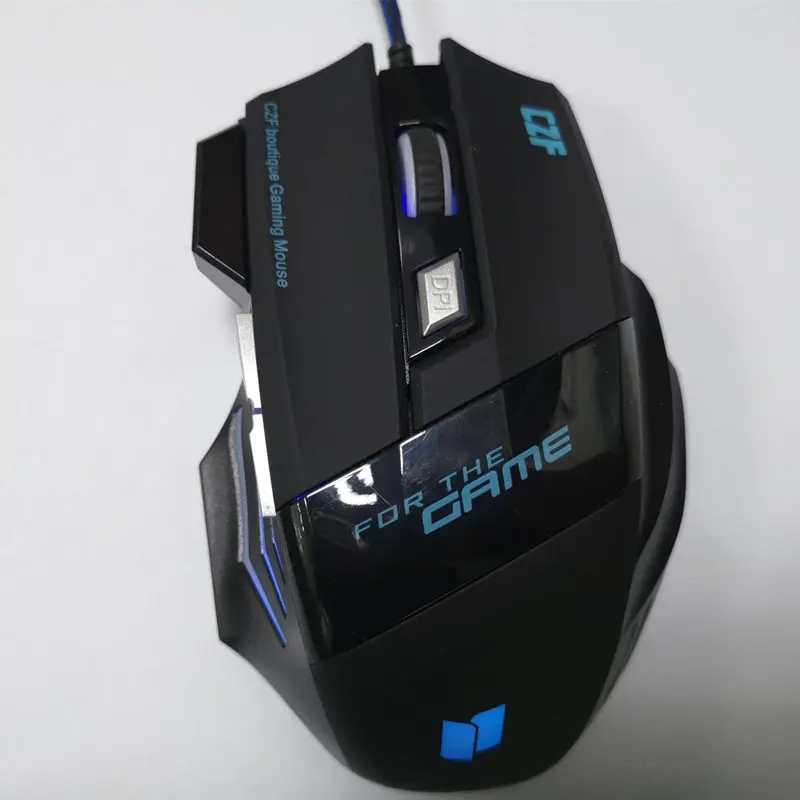 Профессиональная Проводная игровая мышь 6 клавиш 5500 DPI светодиодный оптический USB