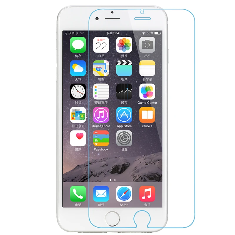 2 шт HD защитная пленка для Apple iPhone 6 6S 7 8 прозрачное закаленное стекло Защита экрана