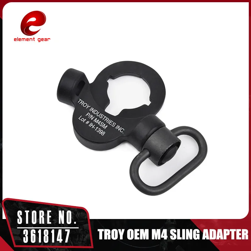 

Element Troy Dual Side Full Steel End Plate Ambidextrous QD Sling Mount Adapter Hunting M4 M16 Carbine Rifle Button CY610
