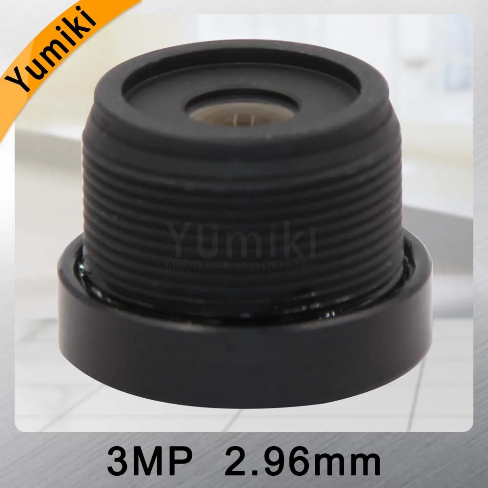 Yumiki HD 3MP 2,96 мм F2.4 1/2. " 125 градусов M12* 0,5 монтажная плата для объективов HD CCTV ip-камера видеонаблюдения с поддержкой Wi Камера