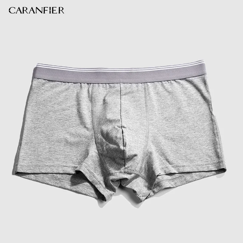 CARANFIER 6pcs Men's Stretch Cotton Multi-color Boxer Shorts Men's Underwear Breathable Male Brand Breathable Boxers S-XXXL