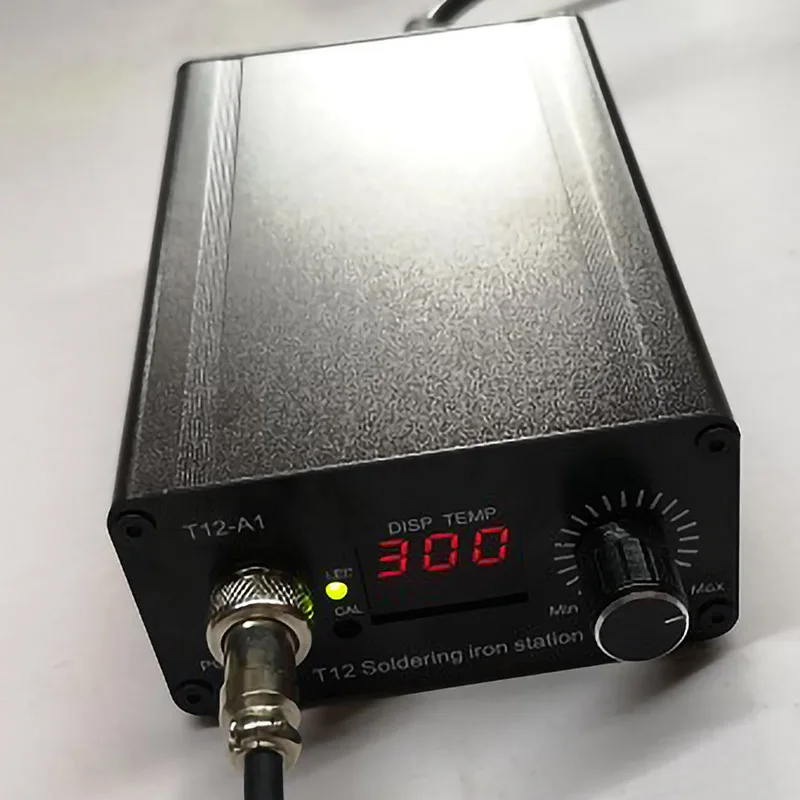 110V 220V Digital Soldering Iron Station Finished Controller for T12 Handle,Eu Plug