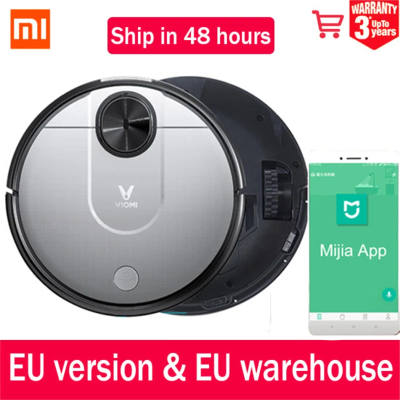 Новый робот пылесос Xiaomi Viomi V2 управление приложением лазерная навигация