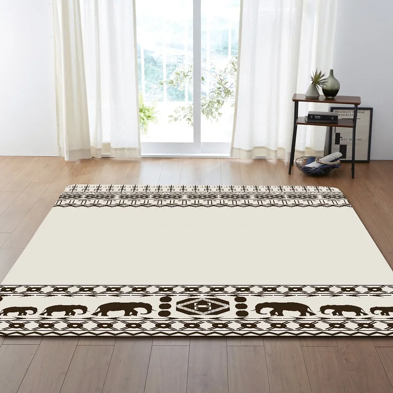 Геометрическая линия решетки узор Европейский классический дворцовый ковры для гостиной дети ковры круглый пол ковер для спальни