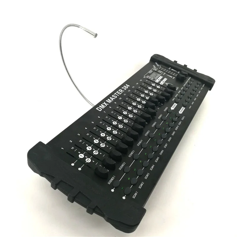 Бесплатная доставка DMX 240 контроллер по DHL 384 канала Универсальный 512 сценический