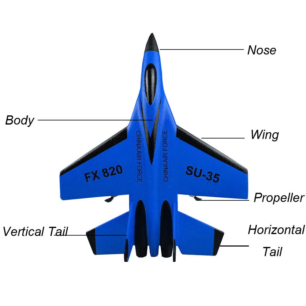 SU 35 планер RC Самолет самолет EPP гибкая пена 3.5CH игрушки для детей пульт